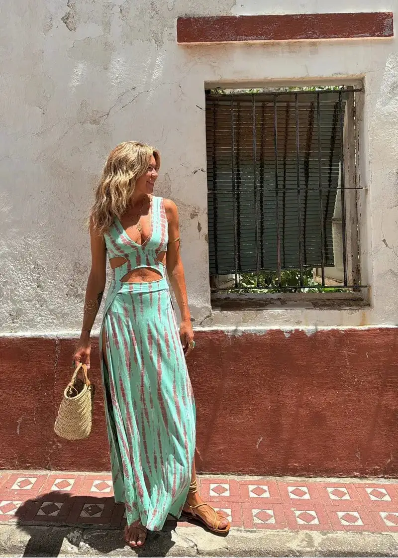 IBIZA | Vestido con estampado tie-dye