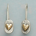 Jara | Pendientes con Forma de Corazón Artesanal