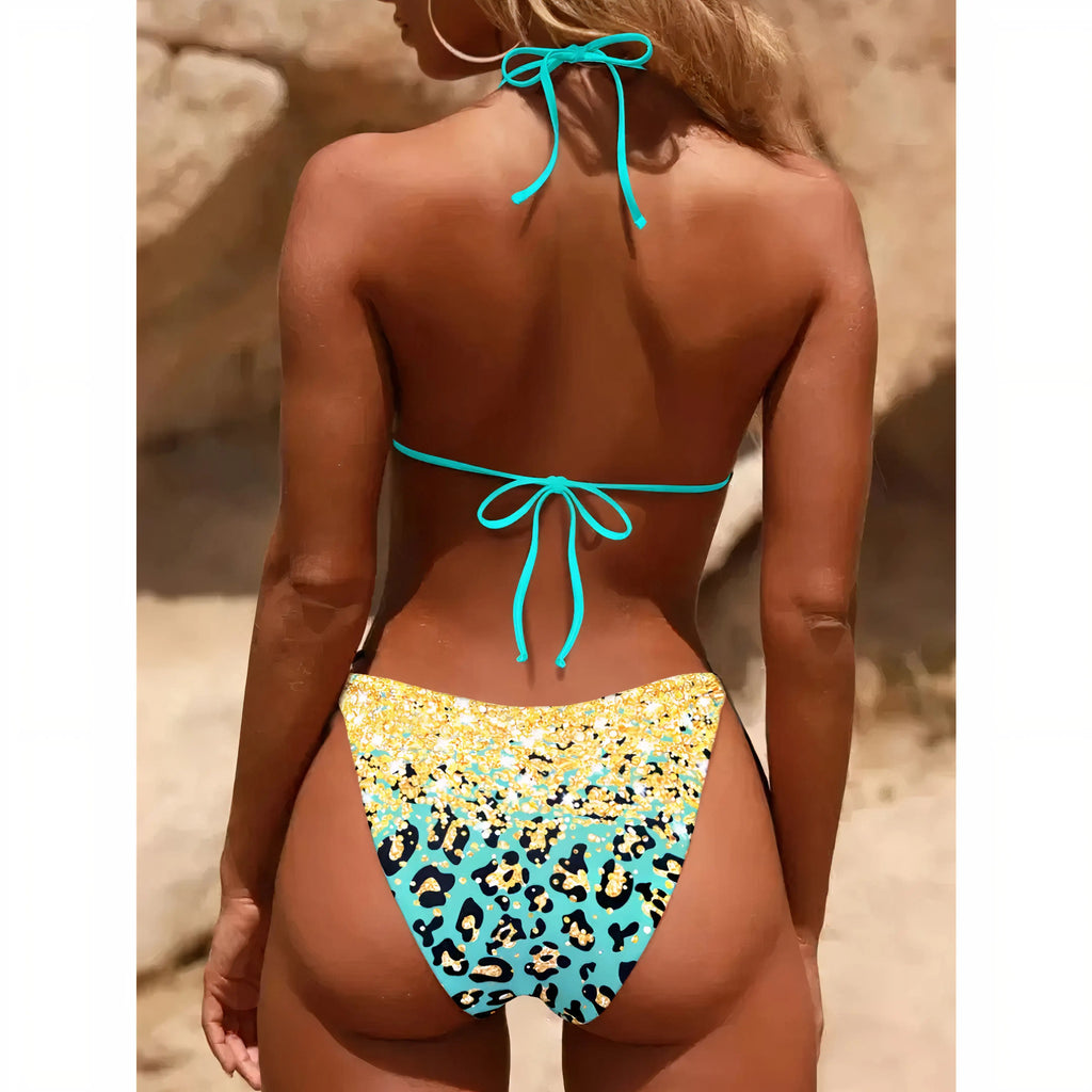 Turquesa Glam | Bikini de Mujer