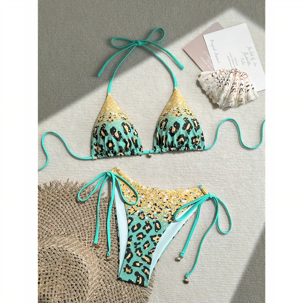 Turquesa Glam | Bikini de Mujer