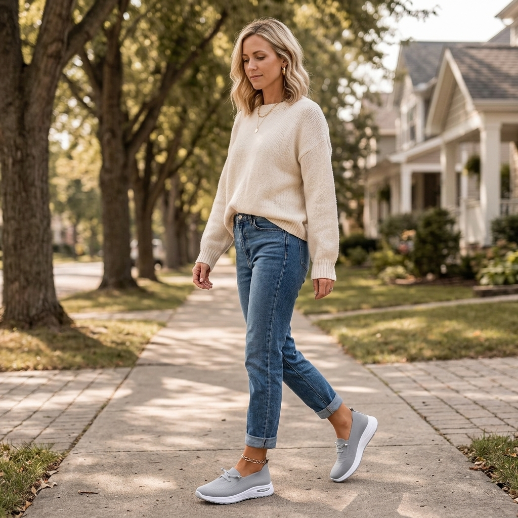 Apolonia | Zapatilla Ligera de Malla sin Cordones