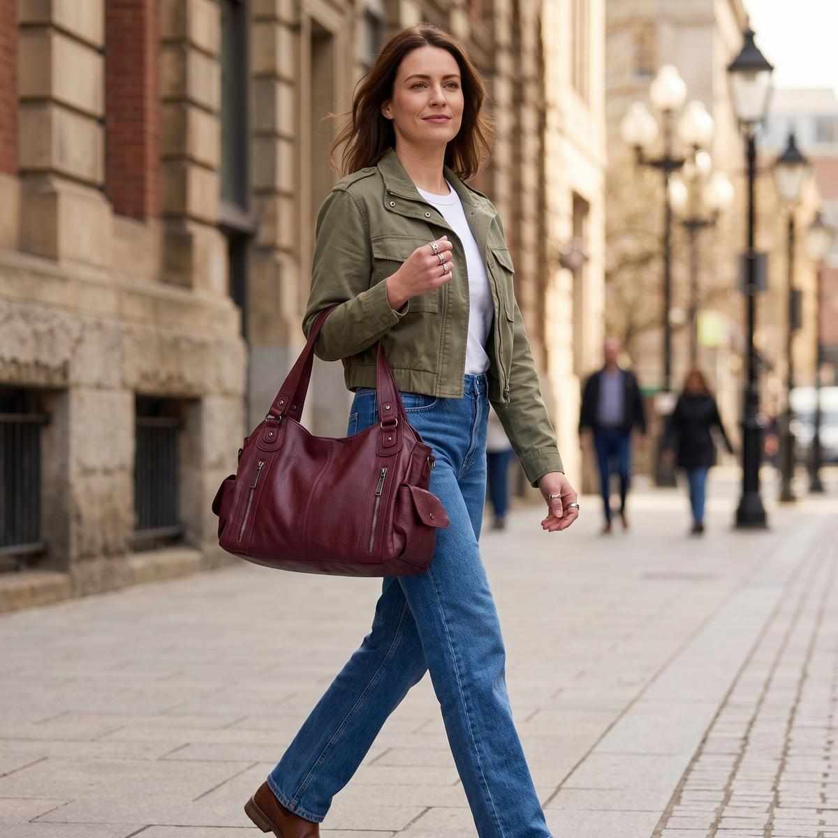 Perpetua | Bolso Saco de Hombro Suave