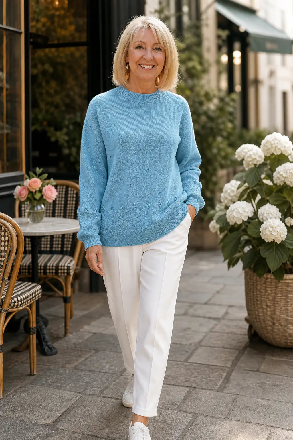 Candelaria | Jersey de Ochos con Cuello Redondo