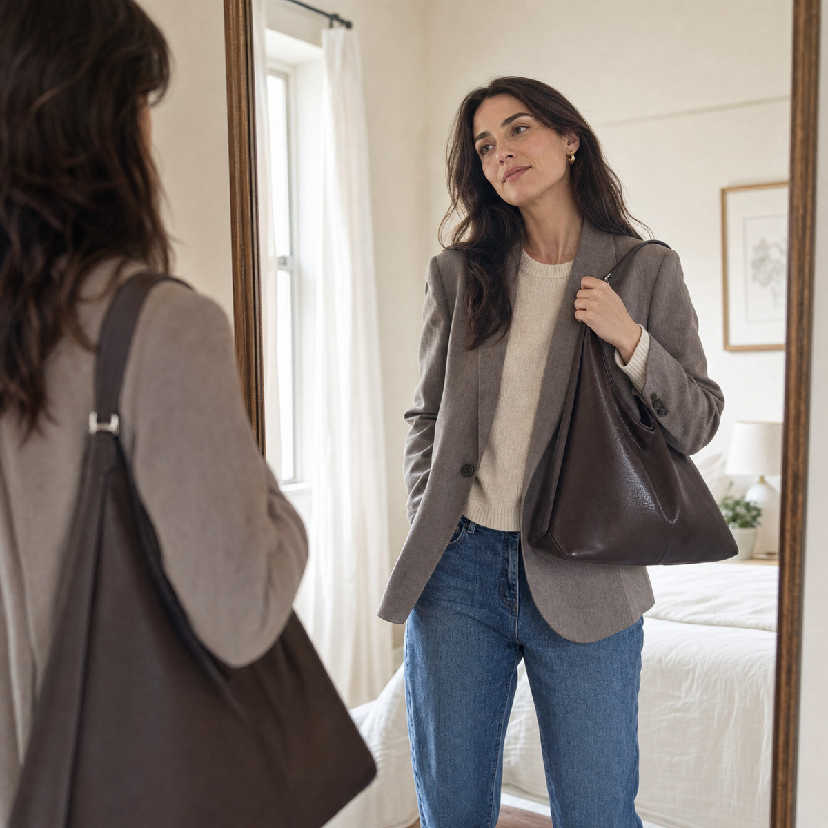 Elisenda | Bolso Saco de Piel Sintética