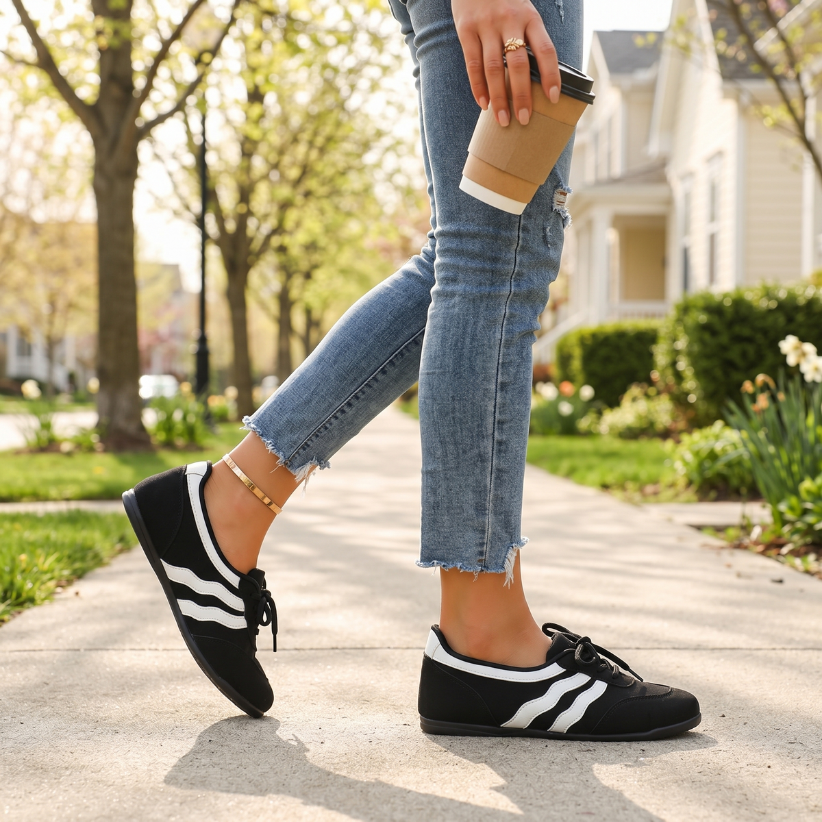 Cayetana | Zapatilla Retro sin Cordones