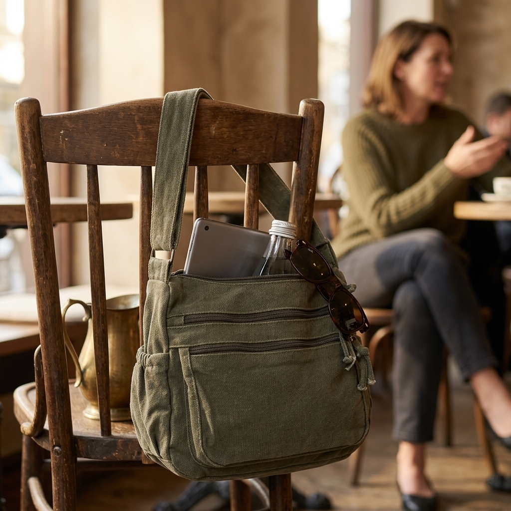 Emerenciana | Bolso Saco de Lona Lavada