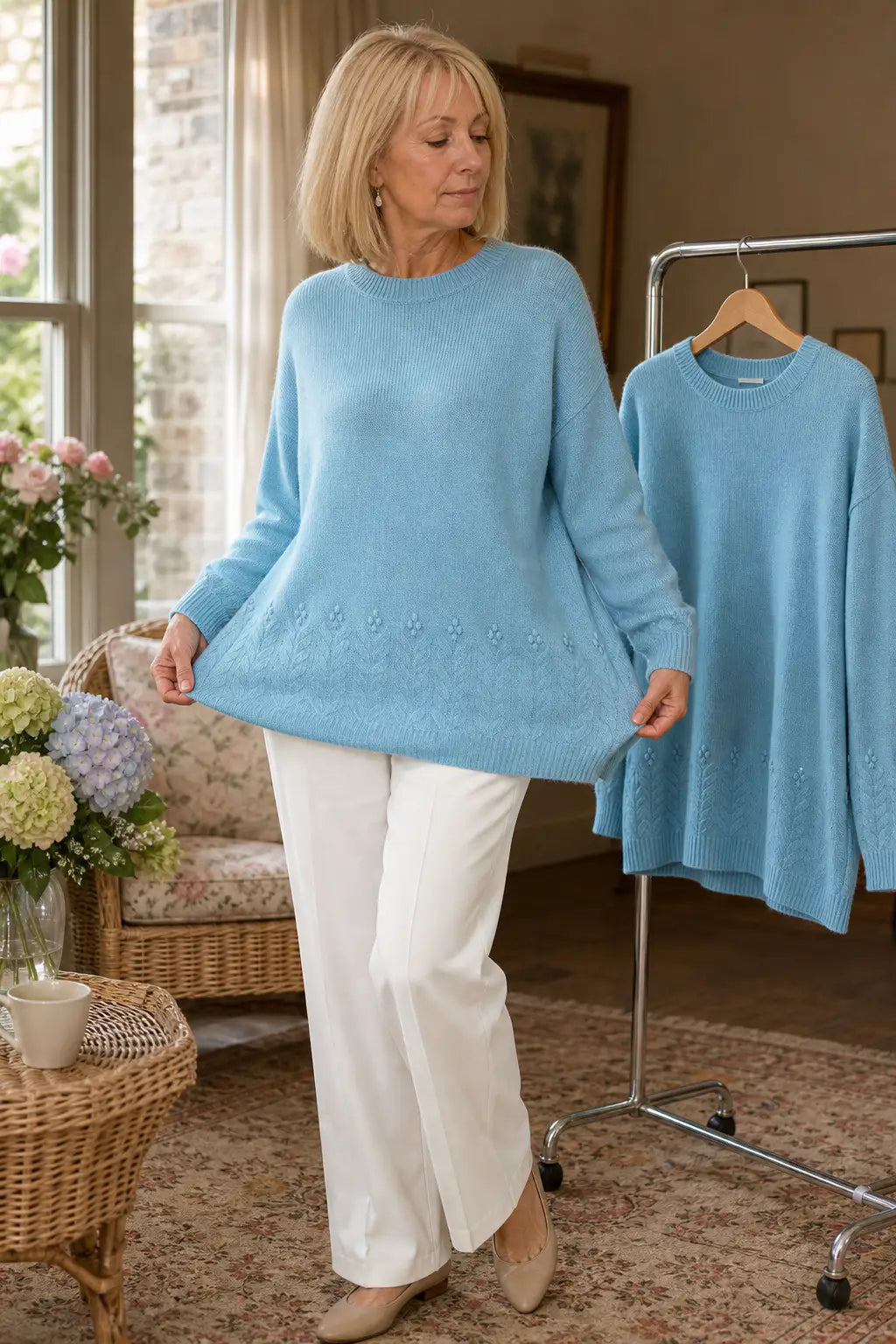 Candelaria | Jersey de Ochos con Cuello Redondo