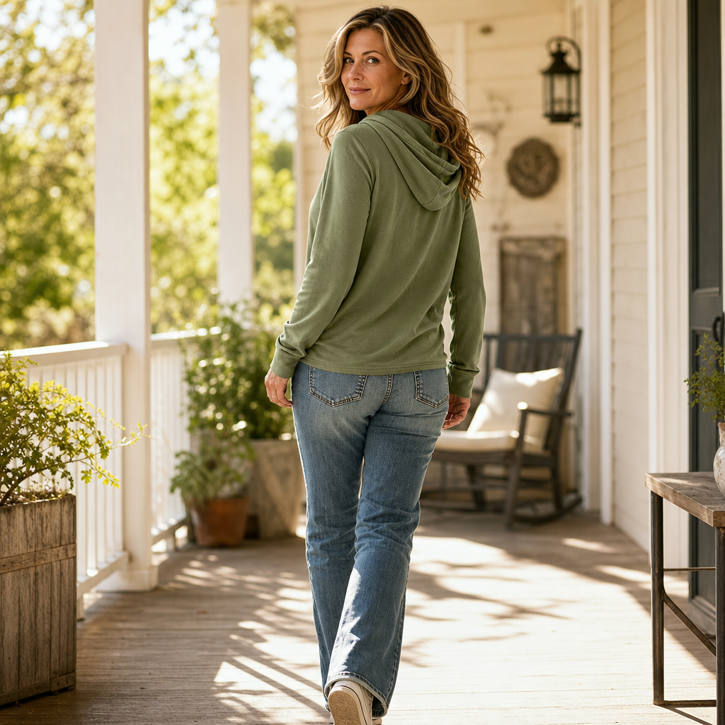 Justina | Sudadera con Capucha y Bolsillos
