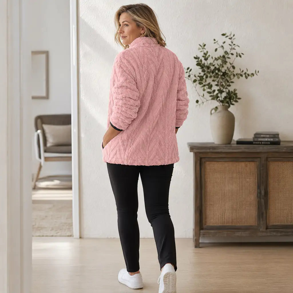 Consuelo | Sudadera Polar con Media Cremallera