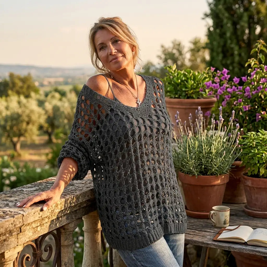 Teresa | Blusa de Crochet Ligera