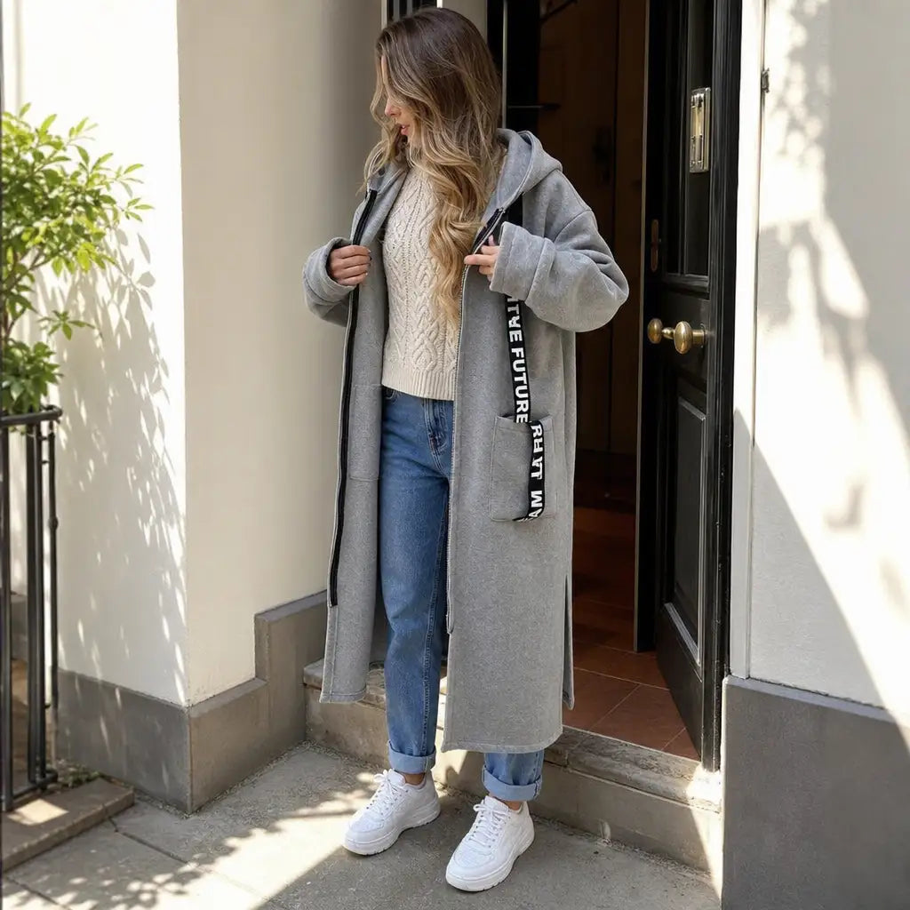 Amparo | Abrigo Sudadera Oversize con Capucha