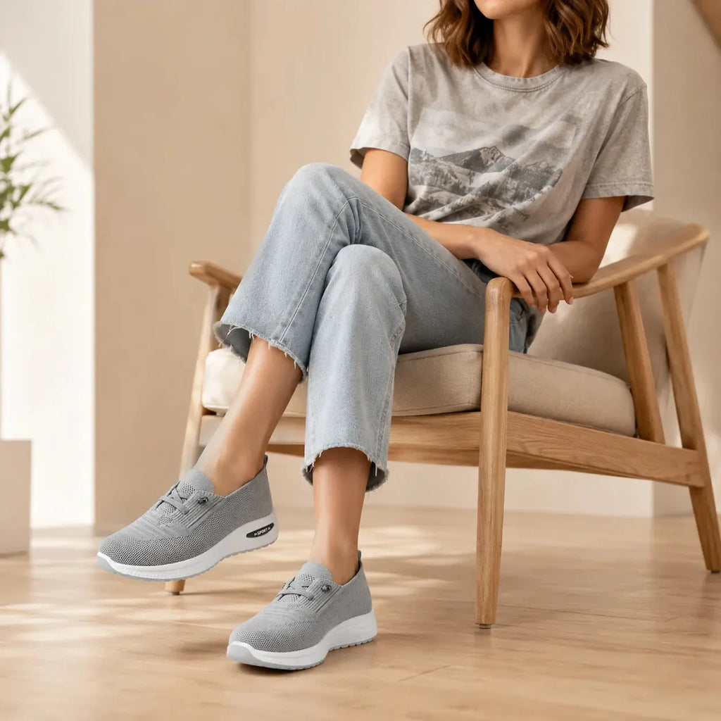 Carmen | Zapatilla de Malla Acolchada sin Cordones