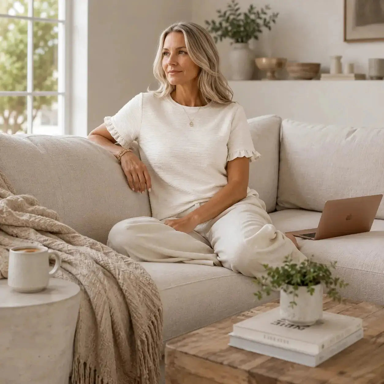 Emilia | Blusa Texturizada de Manga con Volantes