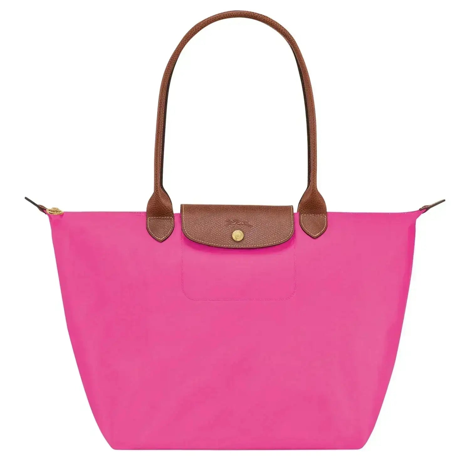 Bea | Bolso Tote Grande Plegable de Nailon, Rosa