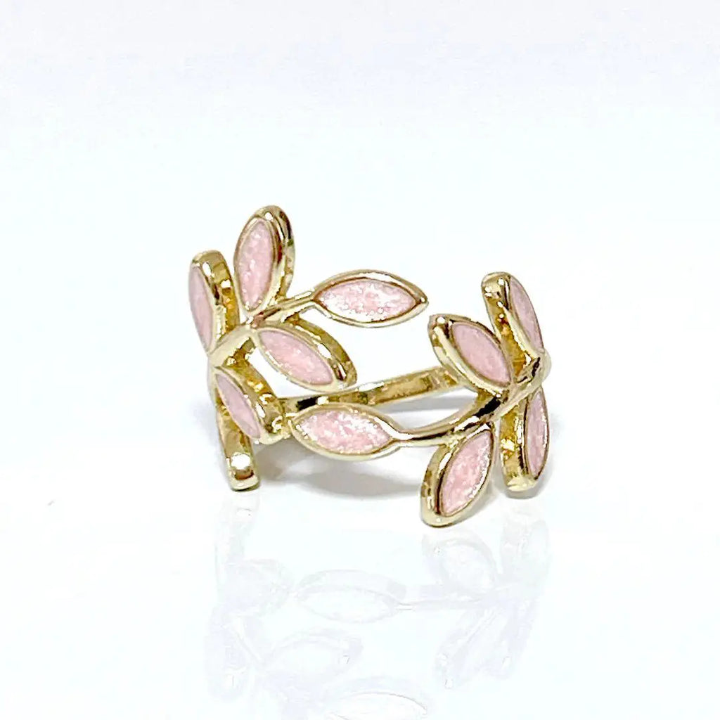 Rose Leaves | Anillo con Diseño de Hojas
