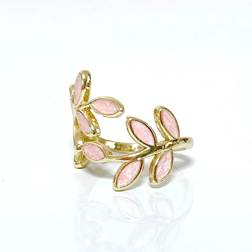 Rose Leaves | Anillo con Diseño de Hojas