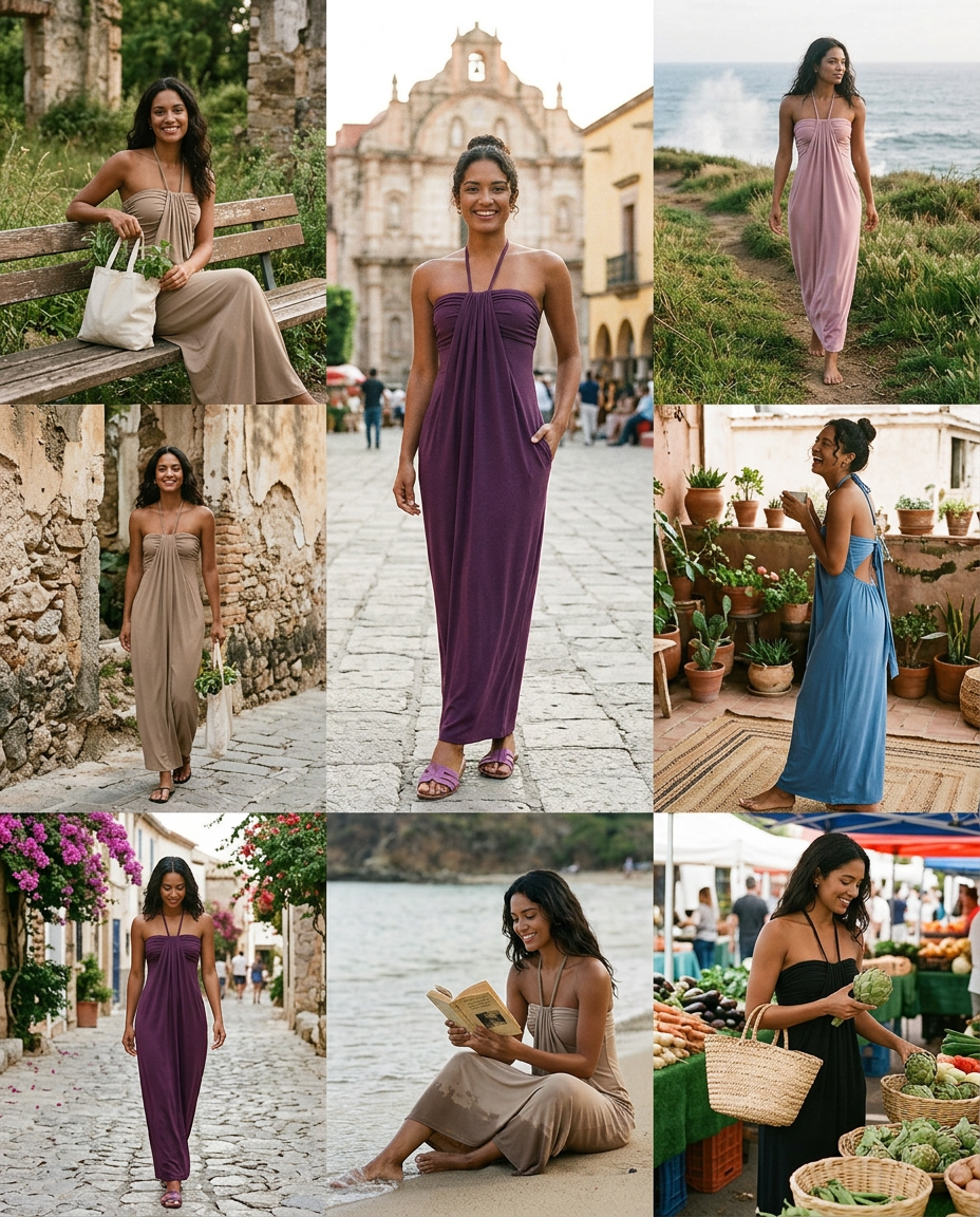 Maxi Vestido | Espalda atada para verano