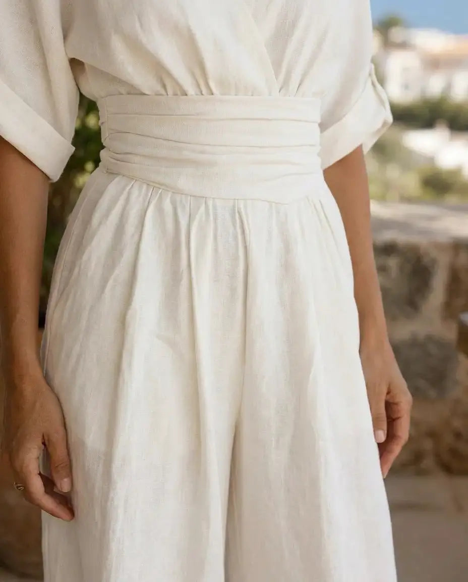Silvana | Daniela™ Mono Elegante de Cintura Marcada