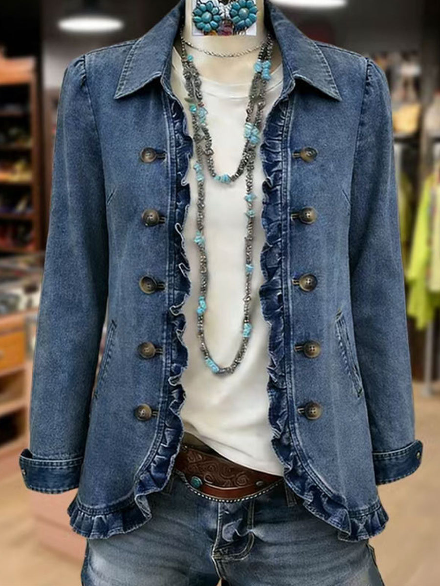 Rosario | Chaqueta de Volantes Vaquera