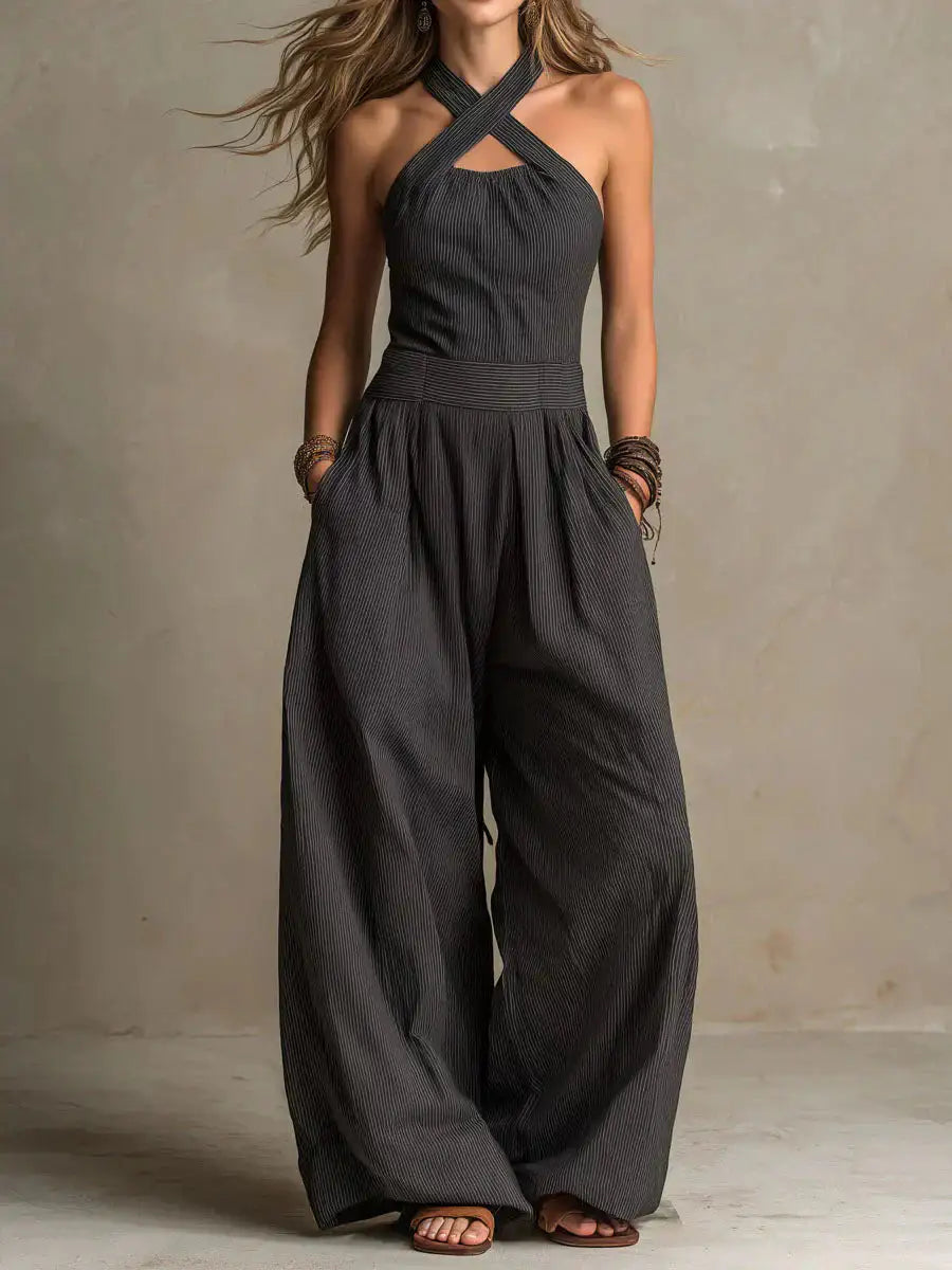 Alva | Mono elegante con escote cruzado