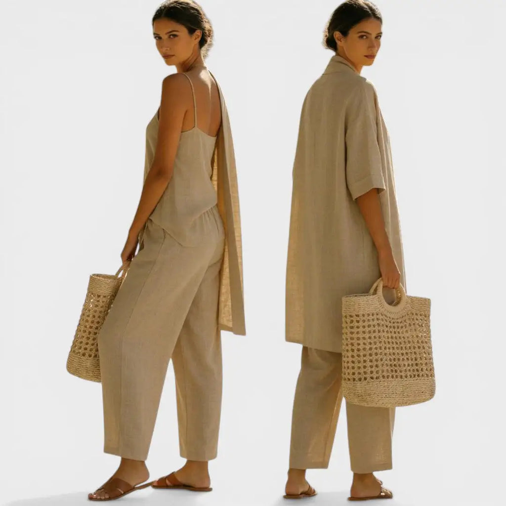 Isabela™ | Conjunto de lino elegante