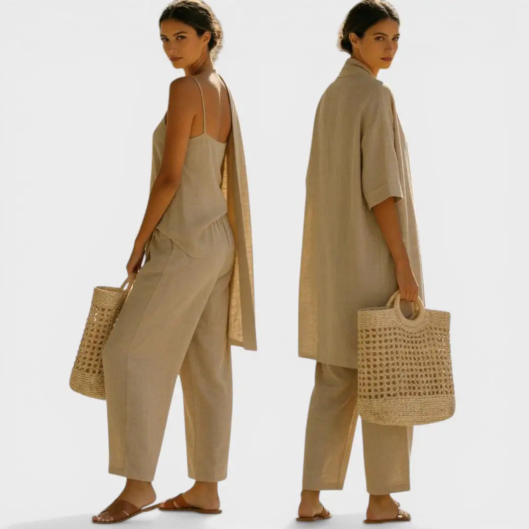 Isabela™ | Conjunto de lino elegante