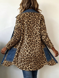 Maura | Chaqueta Larga de Leopardo con Vaquero
