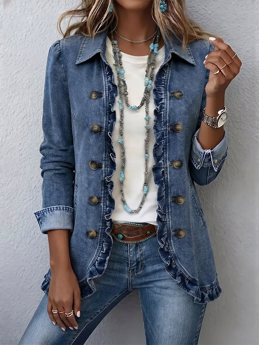 Rosario | Chaqueta de Volantes Vaquera