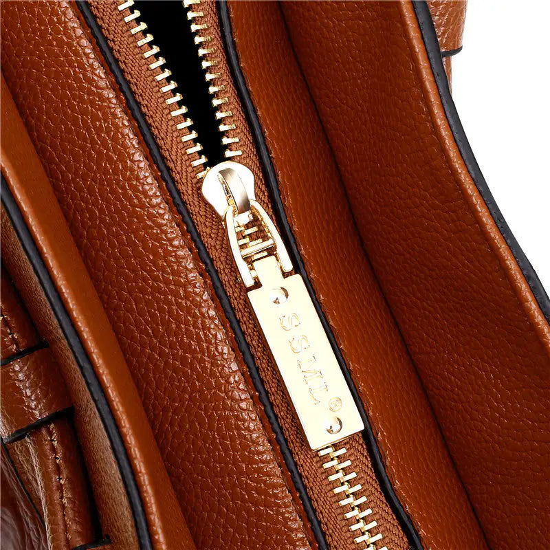 Amalia | Bolso Bicolor con Textura Cocodrilo