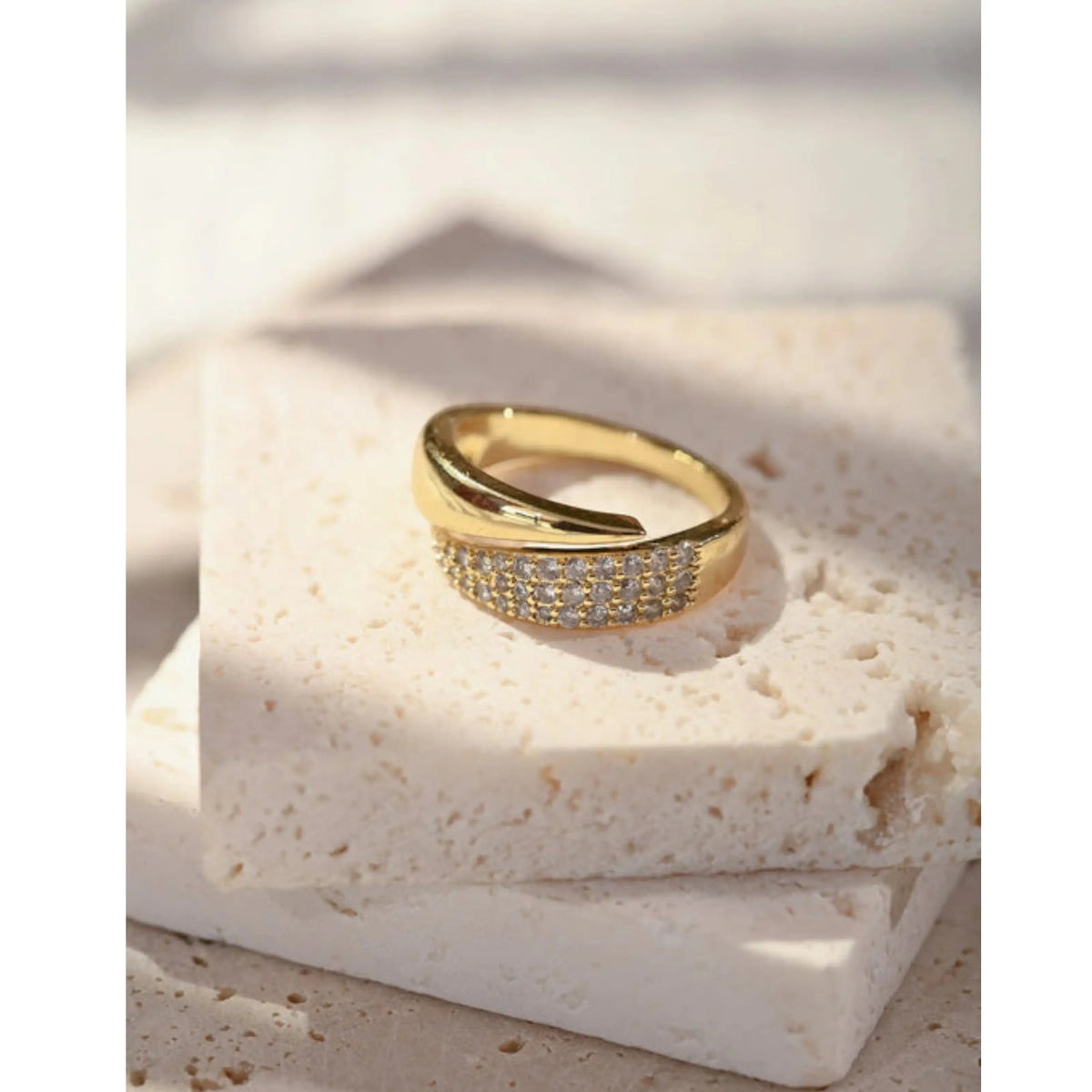 Angela™ | Anillo con Detalles Brillantes