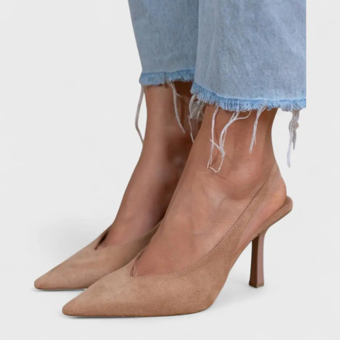 Nala | Zapatos Slingback con Tacón Fino