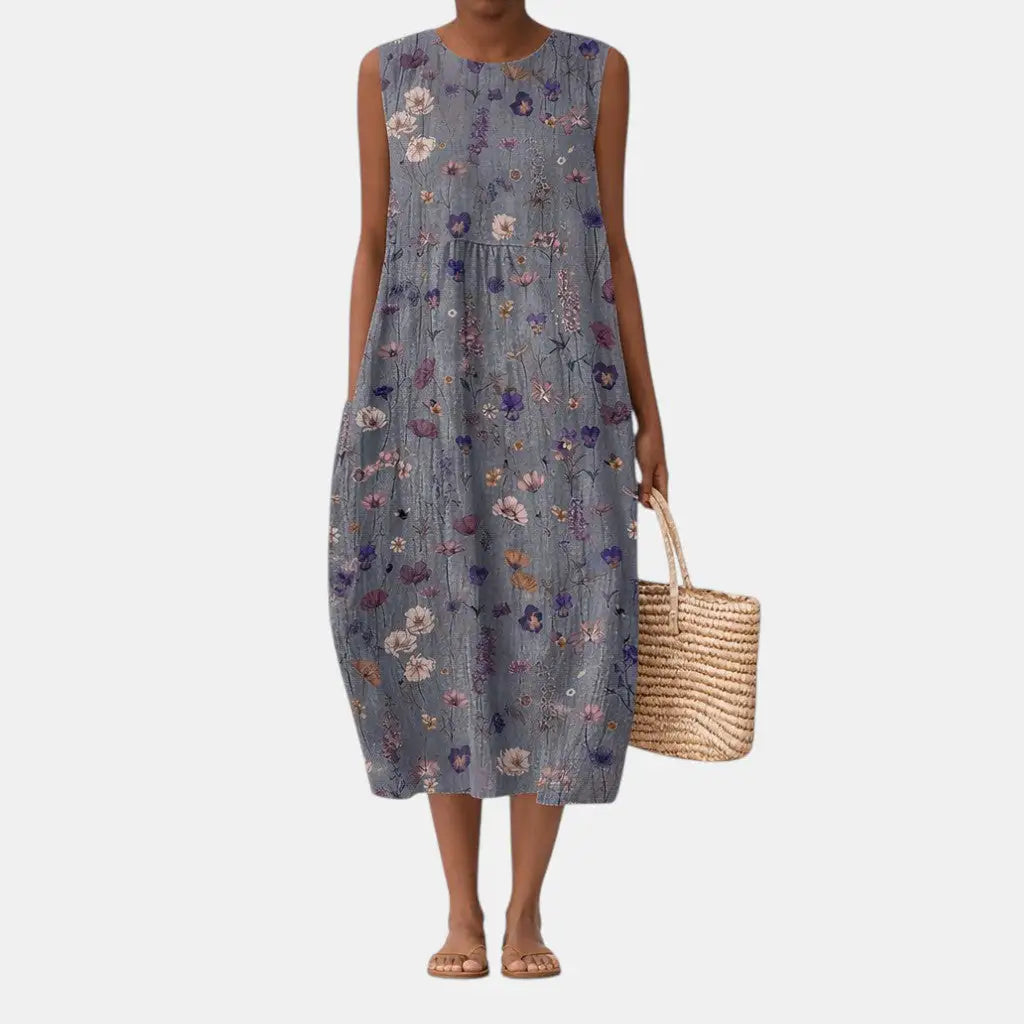 Saga™ | Vestido Midi Cotidiano