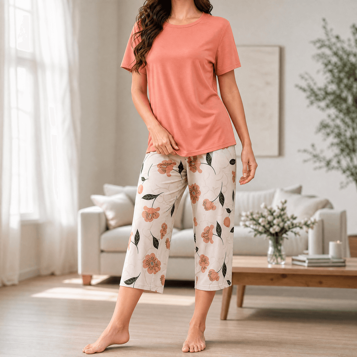 Primitiva | Pijama Capri Floral