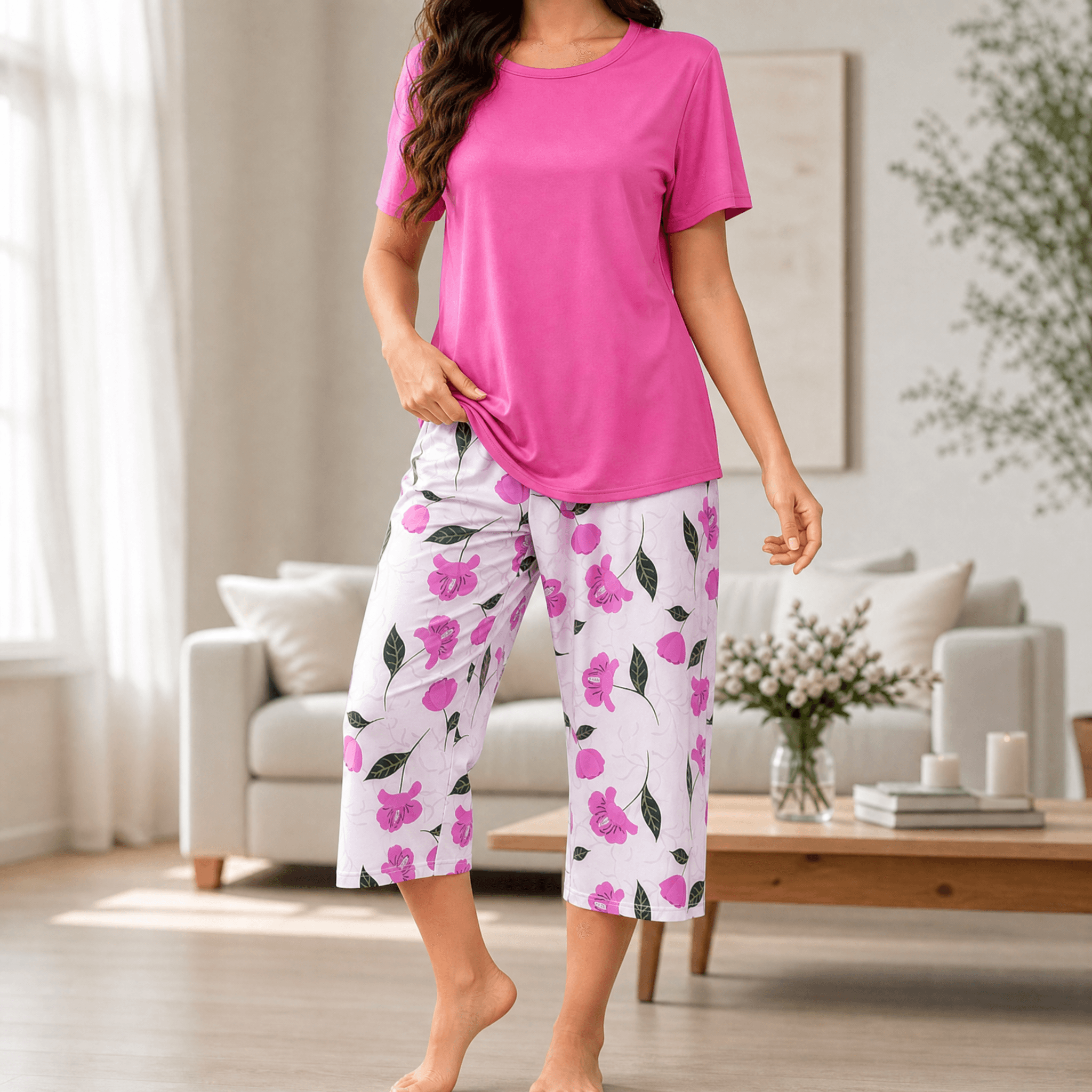 Primitiva | Pijama Capri Floral