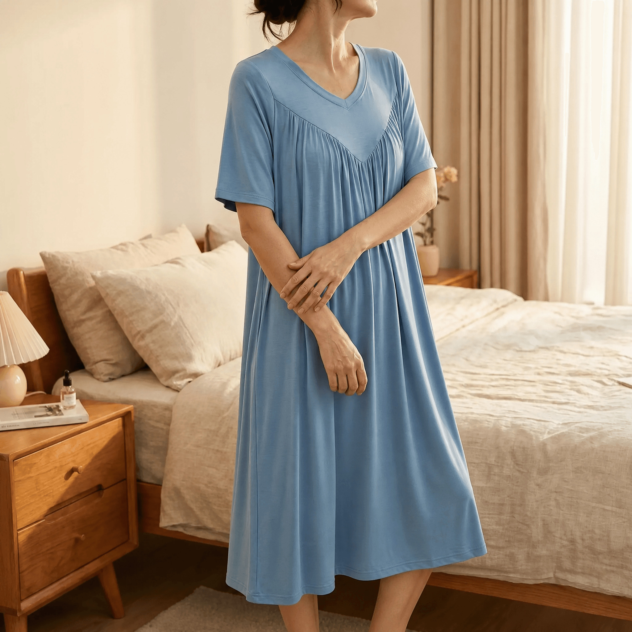 Margarita | Camisón de Modal Transpirable