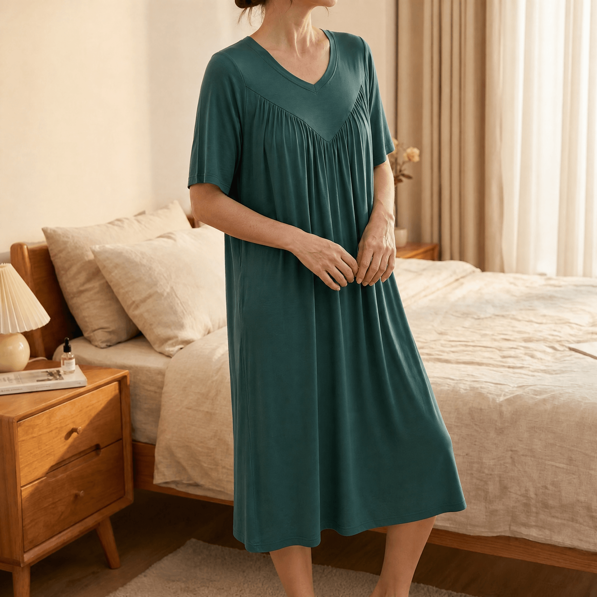 Margarita | Camisón de Modal Transpirable