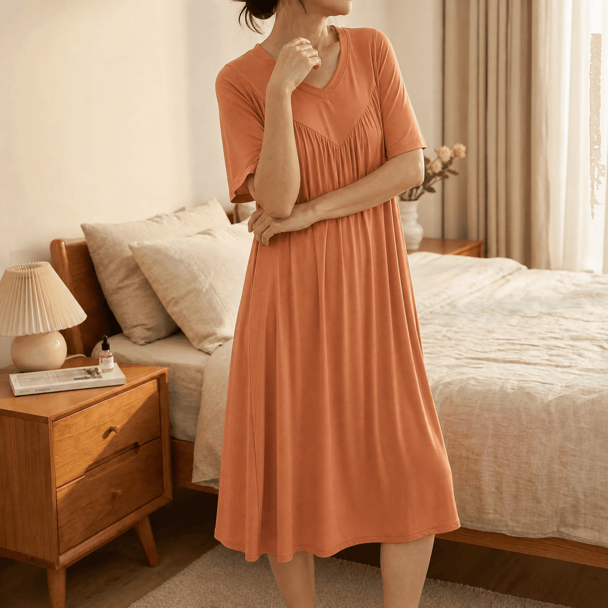 Margarita | Camisón de Modal Transpirable