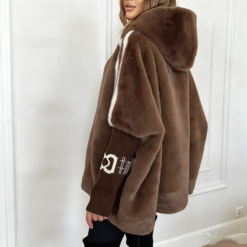 Aurelia | Abrigo Oversize de Pelo Sintético