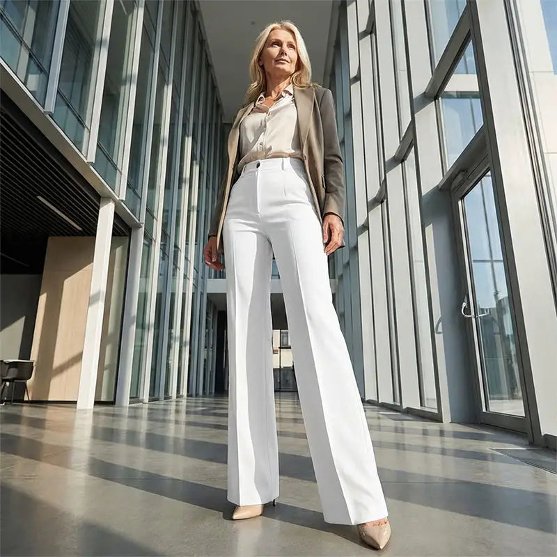 Enara | Pantalones de Traje con Cintura Alta