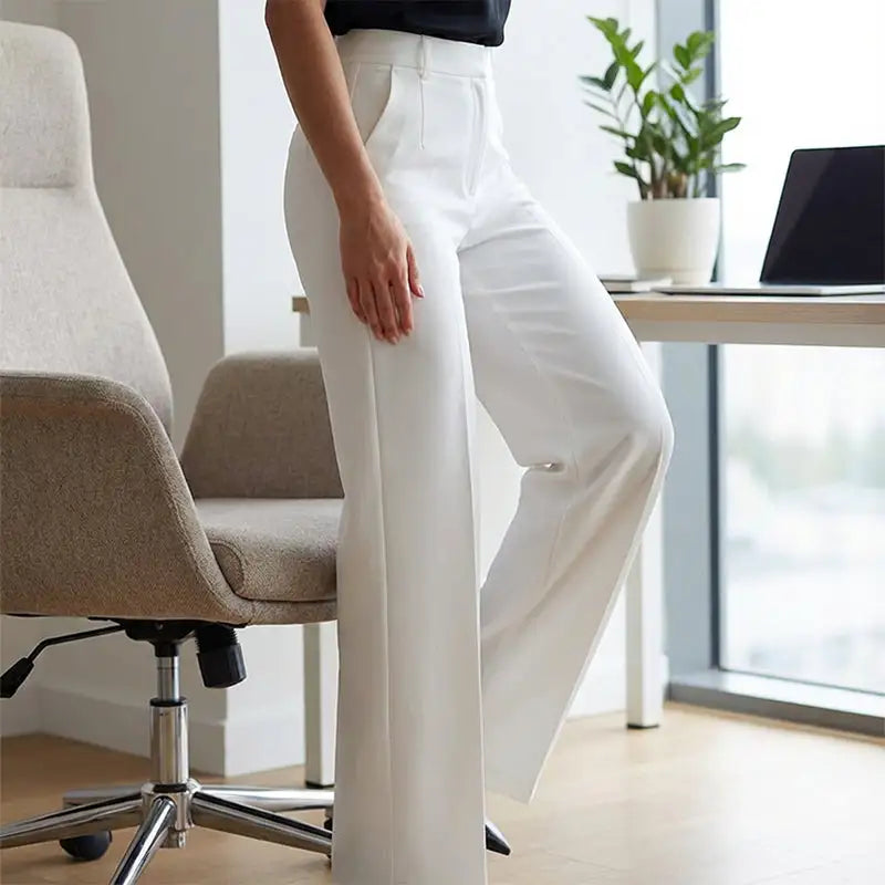Enara | Pantalones de Traje con Cintura Alta