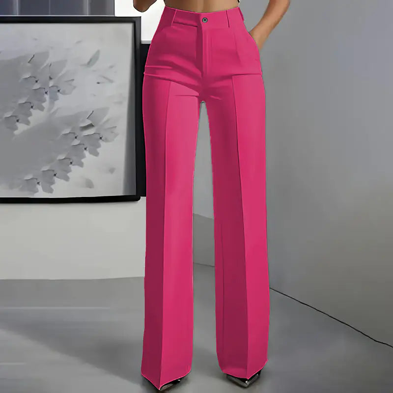 Enara | Pantalones de Traje con Cintura Alta