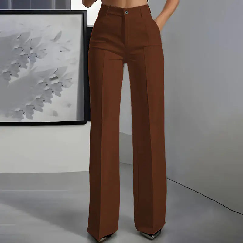 Enara | Pantalones de Traje con Cintura Alta