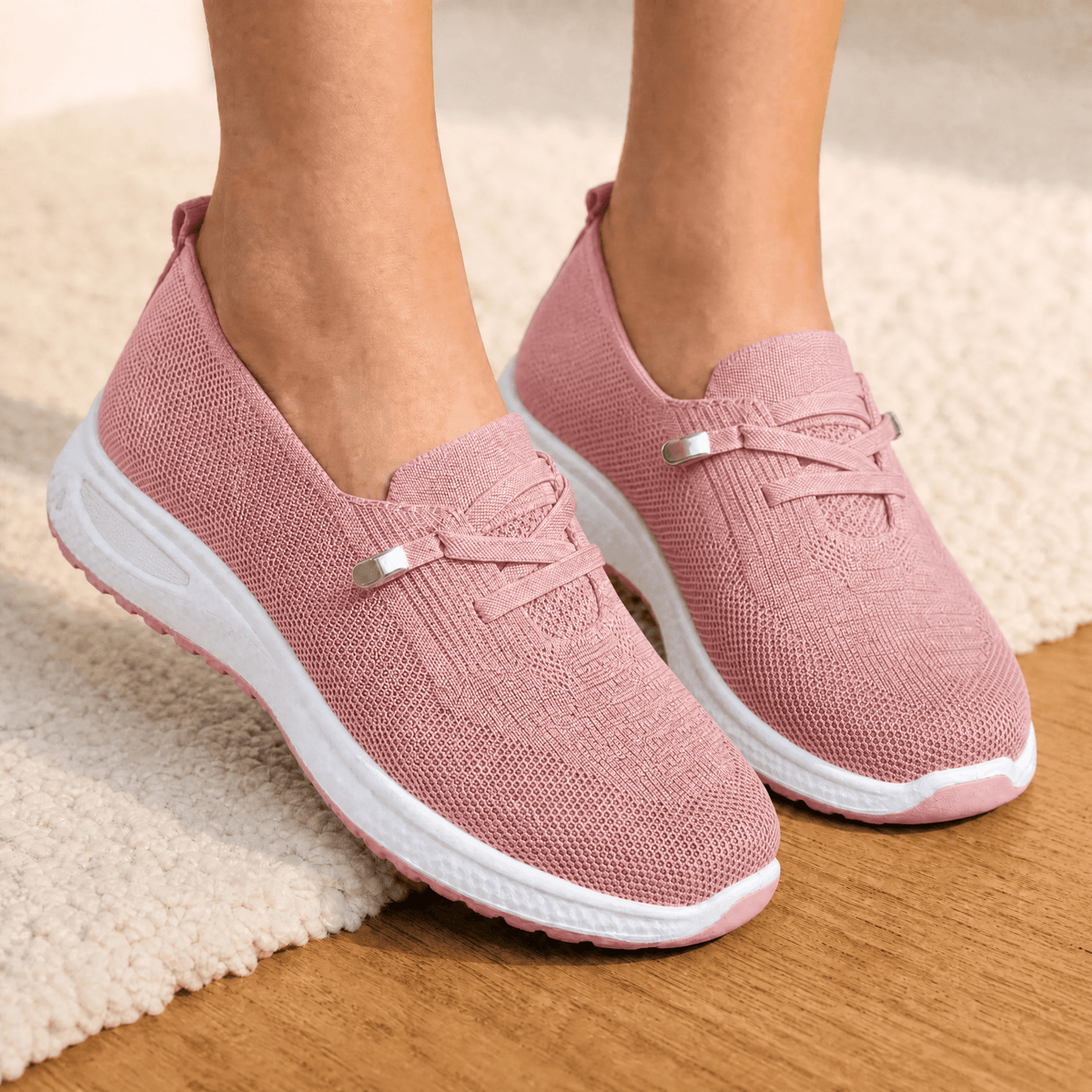 Apolonia | Zapatilla Ligera de Malla sin Cordones
