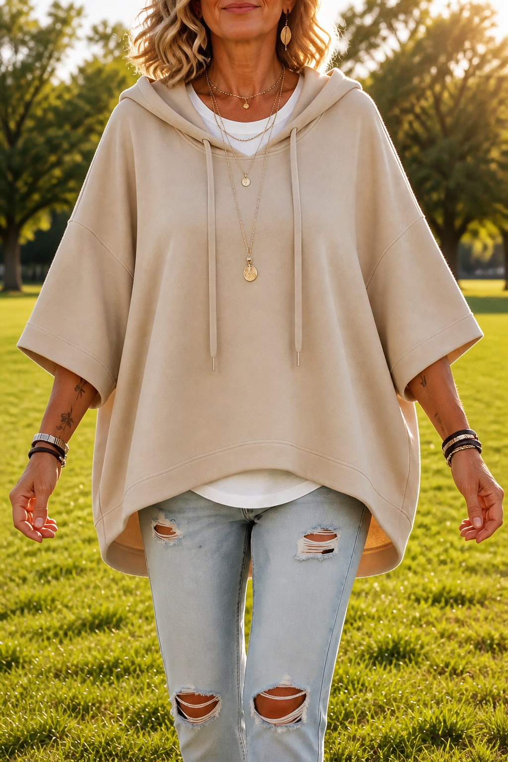 Ludivina | Sudadera Oversize de Manga Amplia