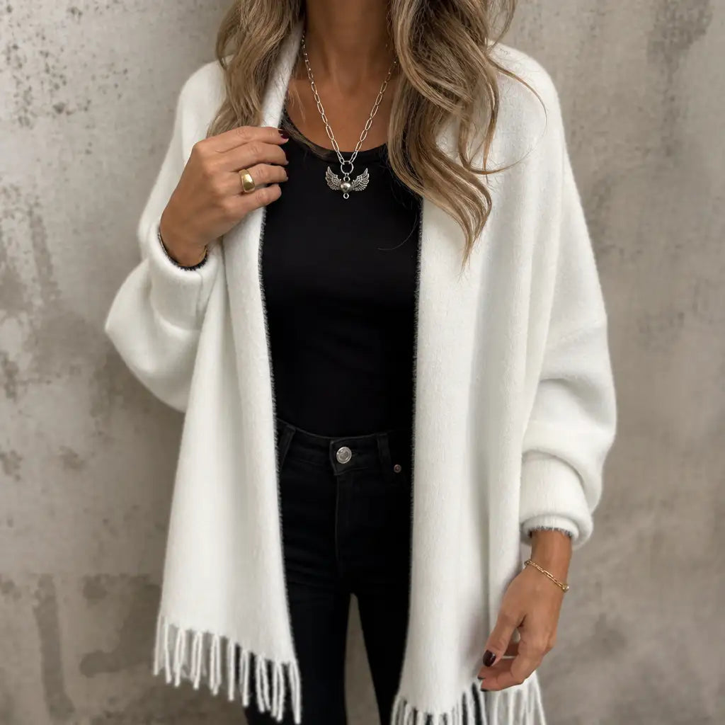 Emperatriz | Abrigo de Paño con Cuello Chal