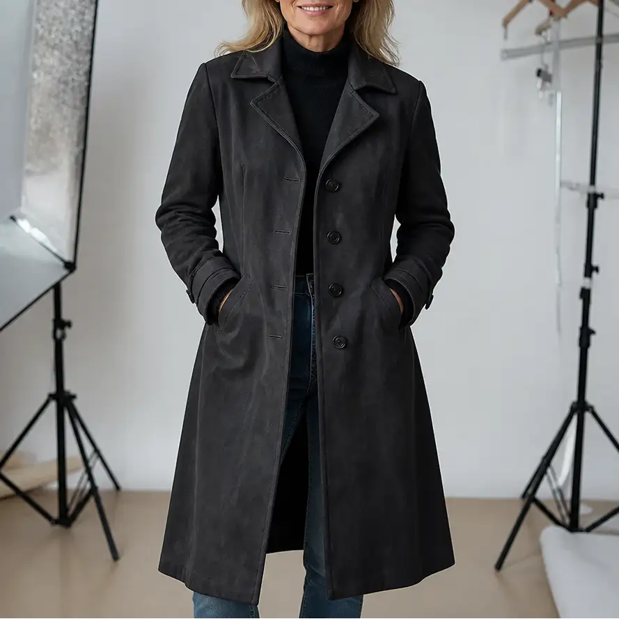 Dorotea | Gabardina de Ante Sintético