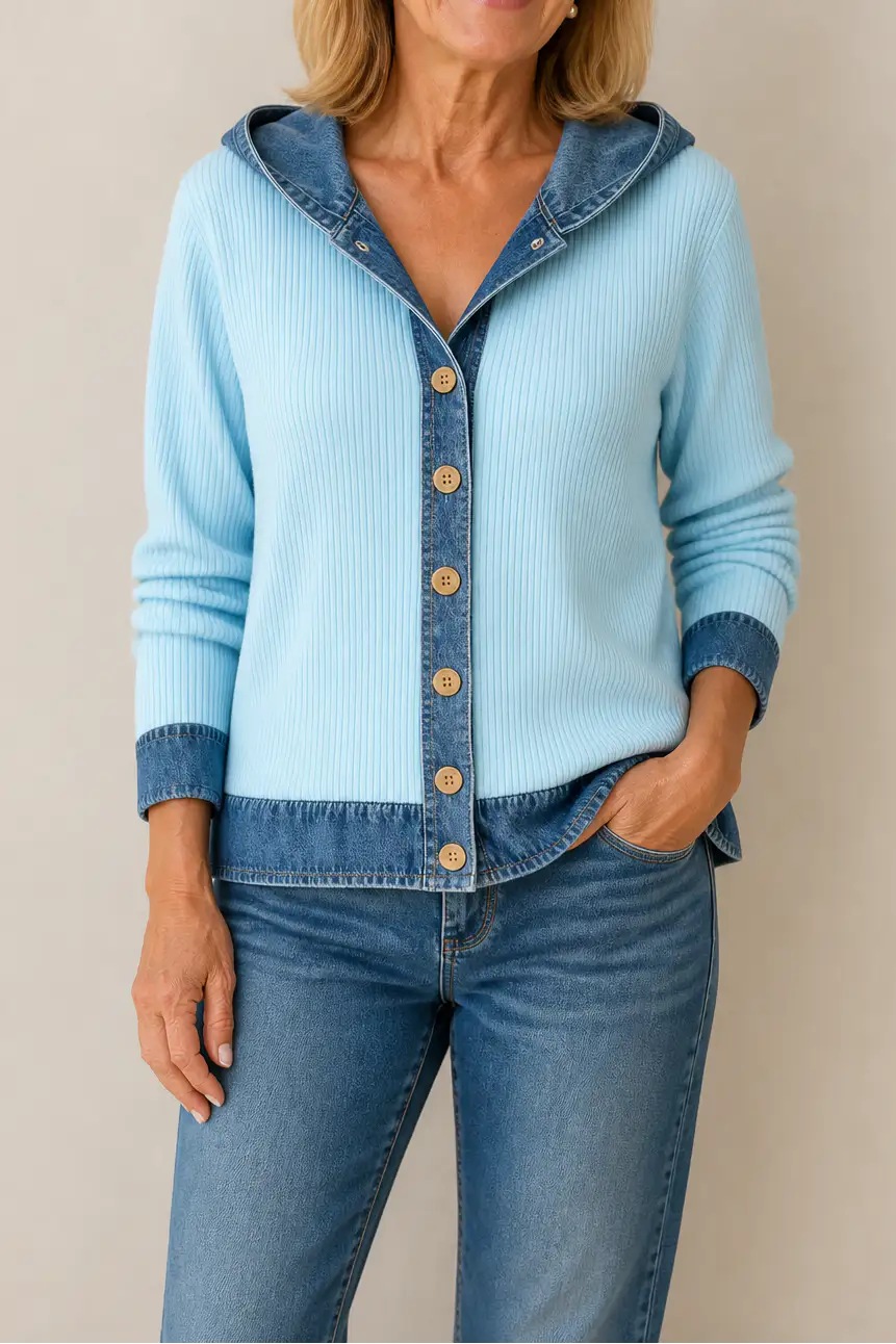 Juana | Sobrecamisa de Cuadros con Capucha Vaquera