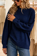 Gertrudis | Jersey Oversize de Canalé con Hombros Caídos