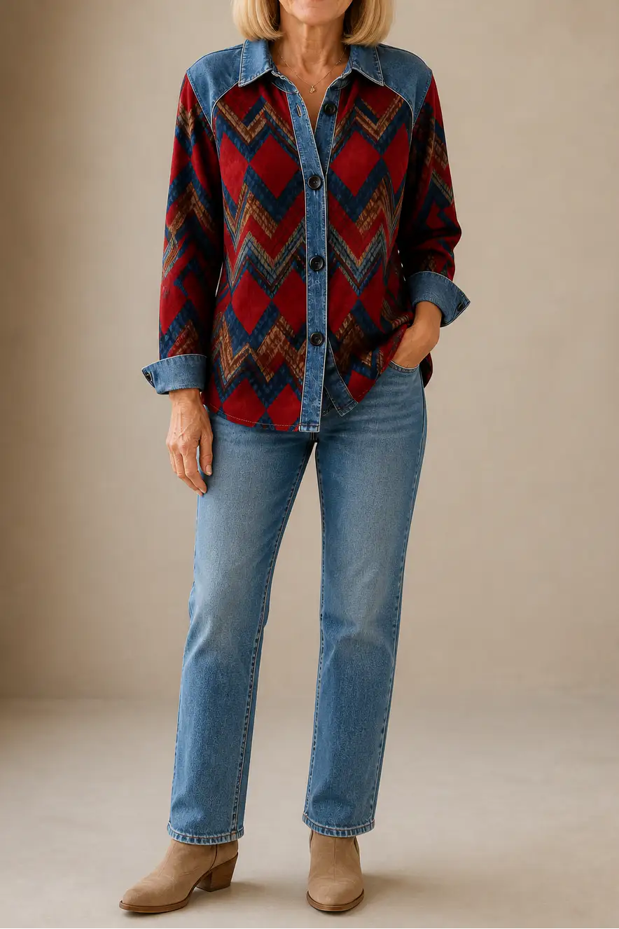 Juana | Sobrecamisa de Cuadros con Capucha Vaquera