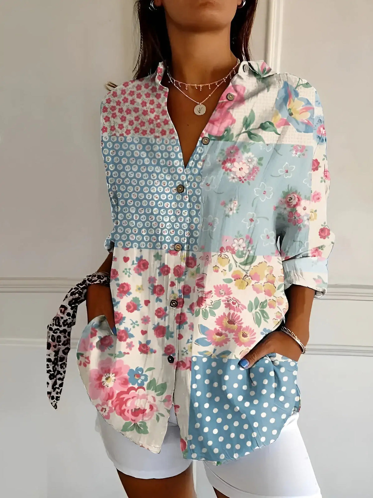 Irati | Blusa Floral de Algodón